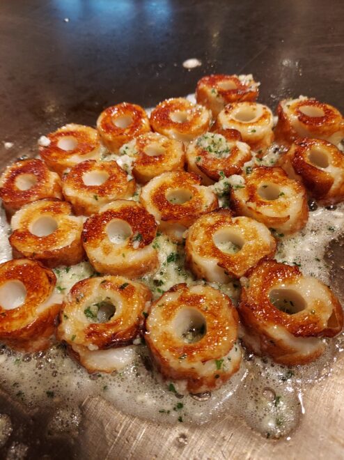 ちくわのエスカルゴバター焼き