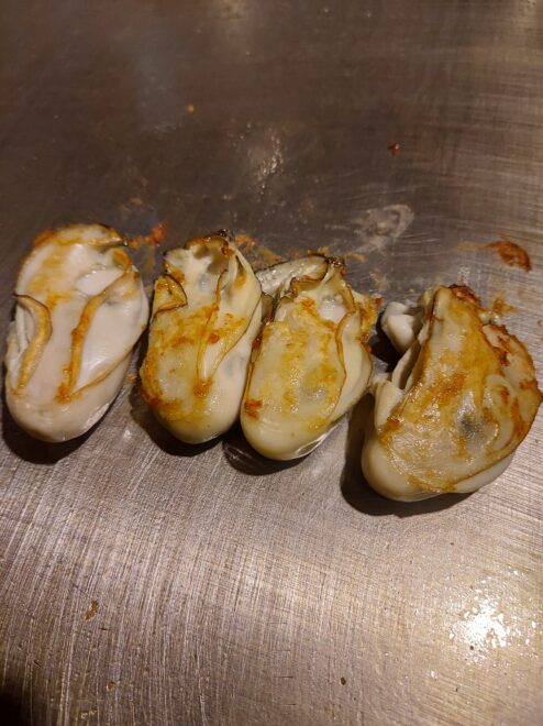 焼き牡蠣